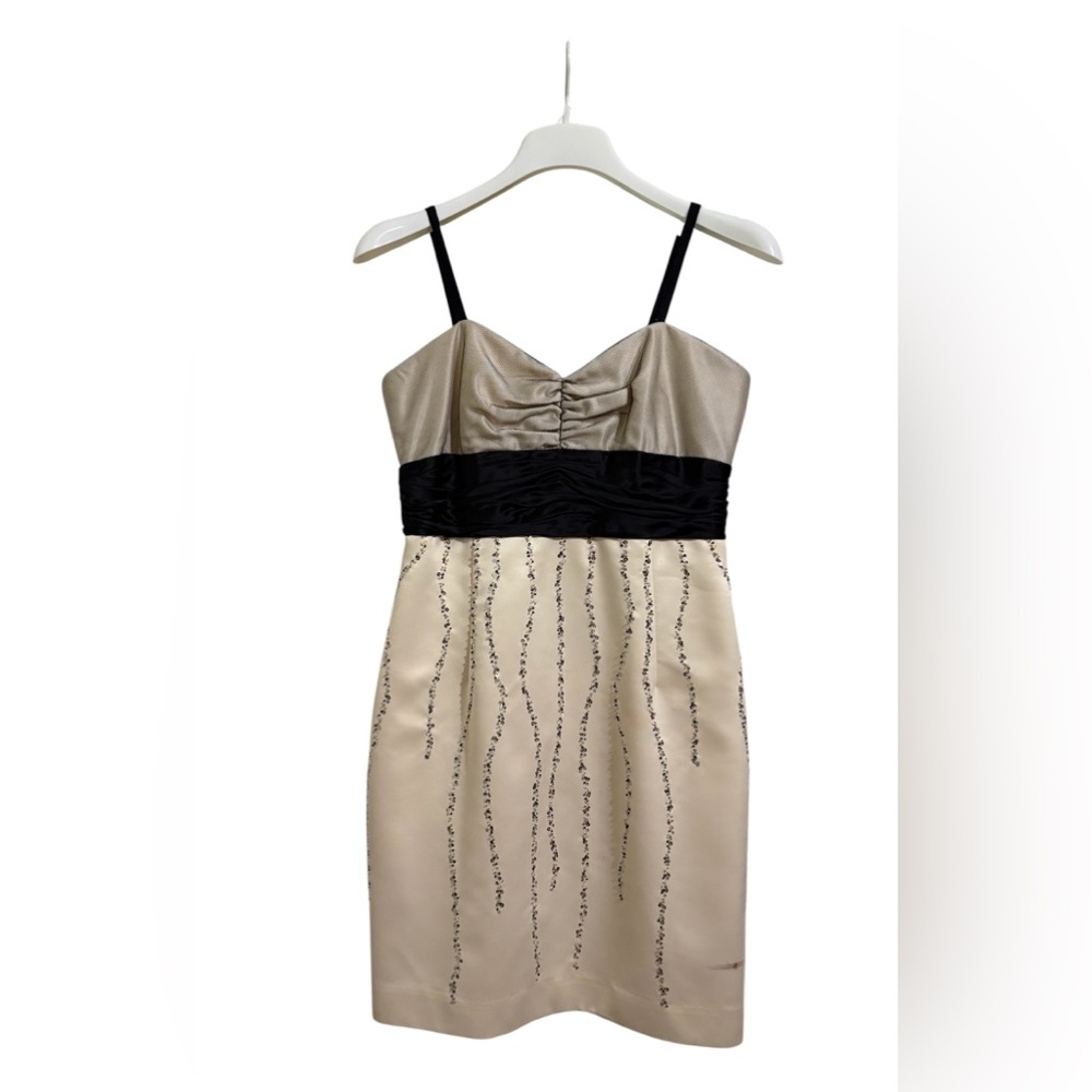 Laundry By Shelli Segal Formal Black & Cream Dress